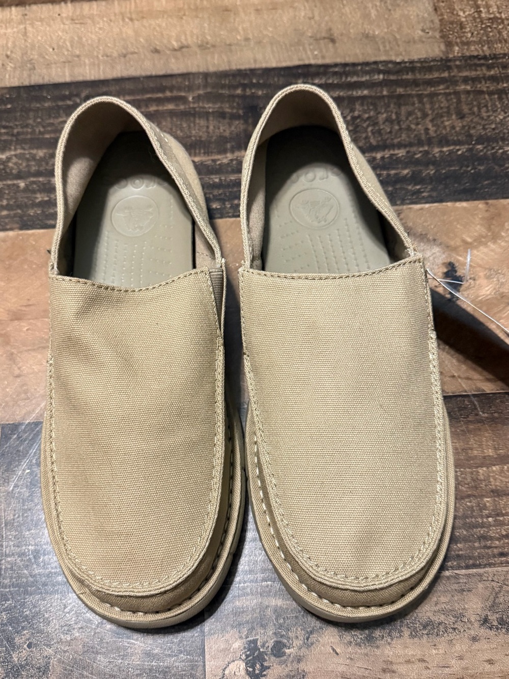 Crocs Men’s Canvas Slip On Shoes - NWT!